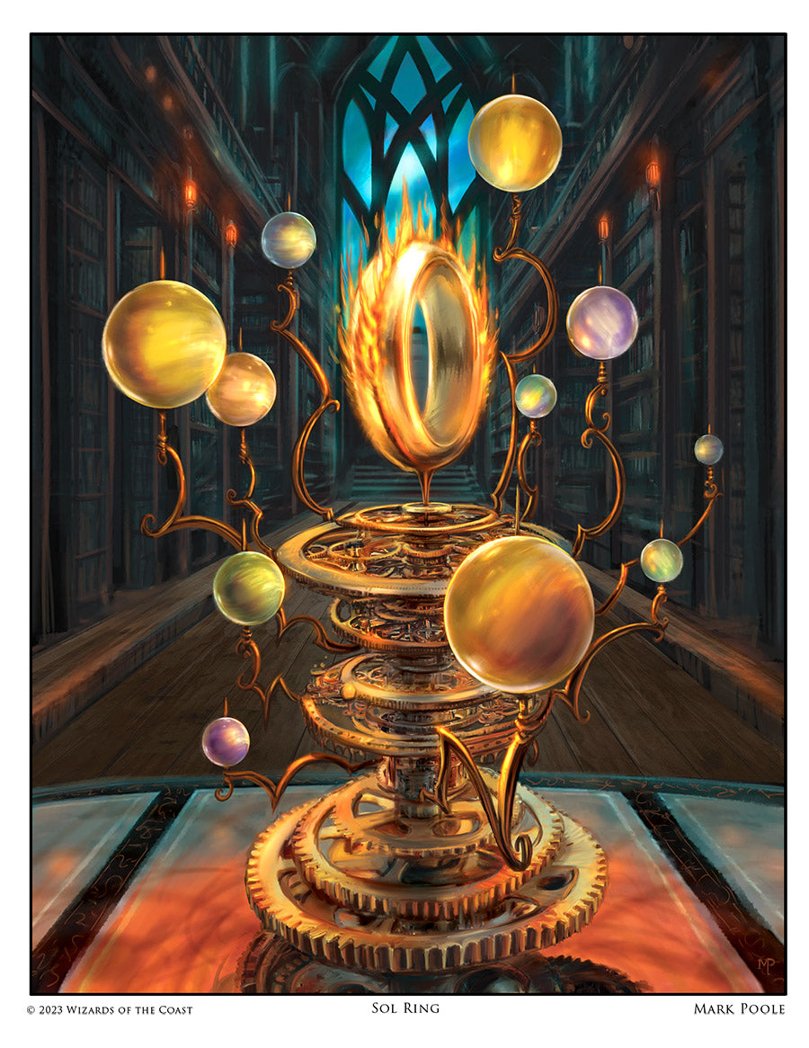 mark poole mtg cards Counterspell - - Signed by the Artist Indestructible Aura - Mark Poole