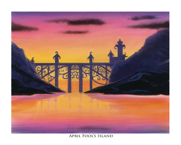 April Fool's Island 1994 Duelist Magazine - Mark Poole Art