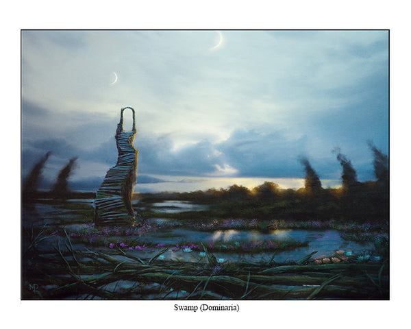 Swamp (Dominaria) - Mark Poole Art