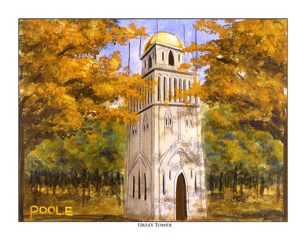 Urza Tower Fall - Mark Poole Art